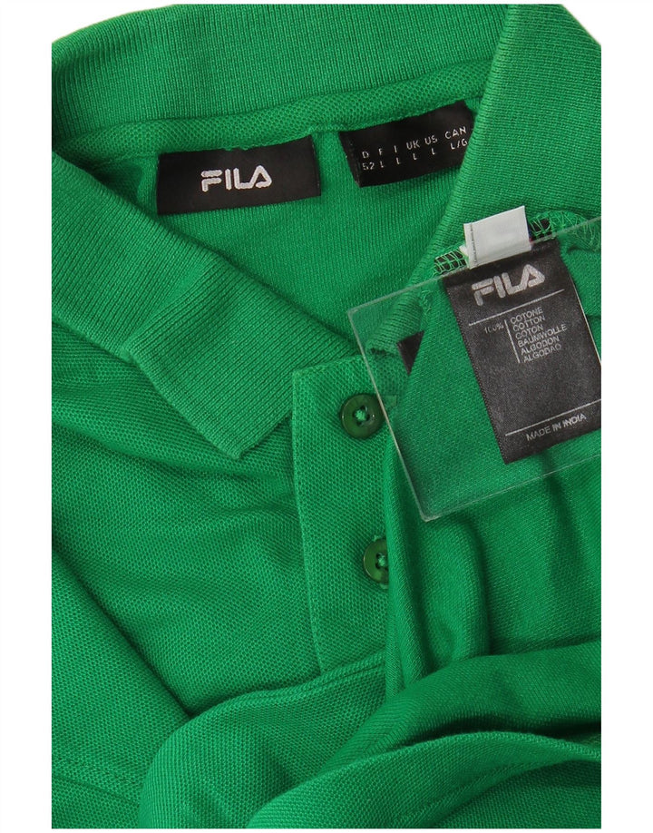 Polo Uomo FILA Large Verde Cotone