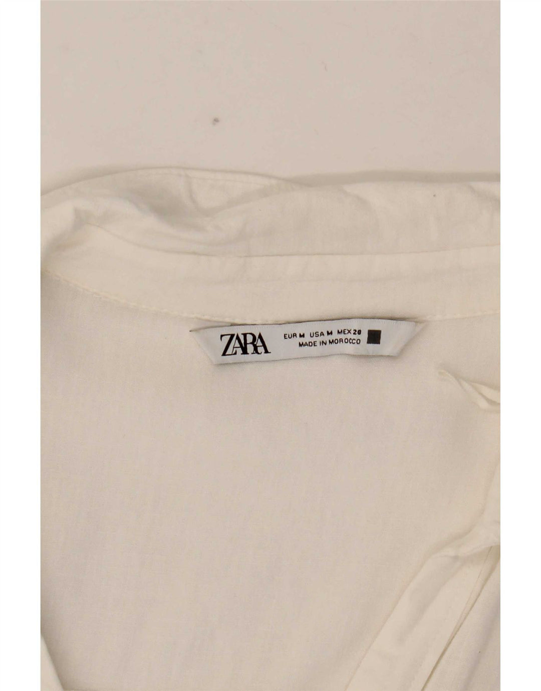 Camicia oversize da donna Zara UK 14 bianca media