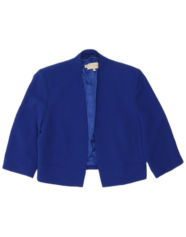 Giacca bolero da donna con maniche a 3/4 Hobbs UK 12 poliestere blu medio