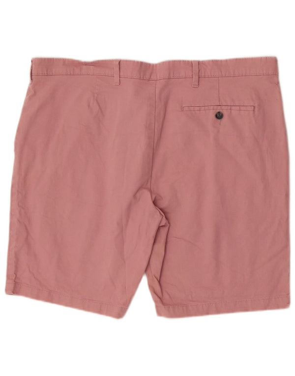 Pantaloncini chino da uomo Marks & Spencer W40 XL cotone rosa