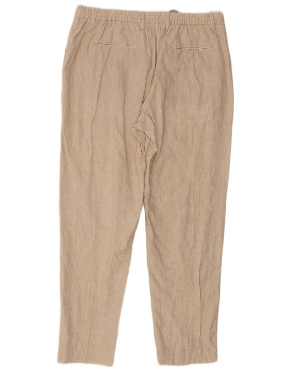 Pantaloni chino affusolati da uomo Zara XL W34 L29 Beige