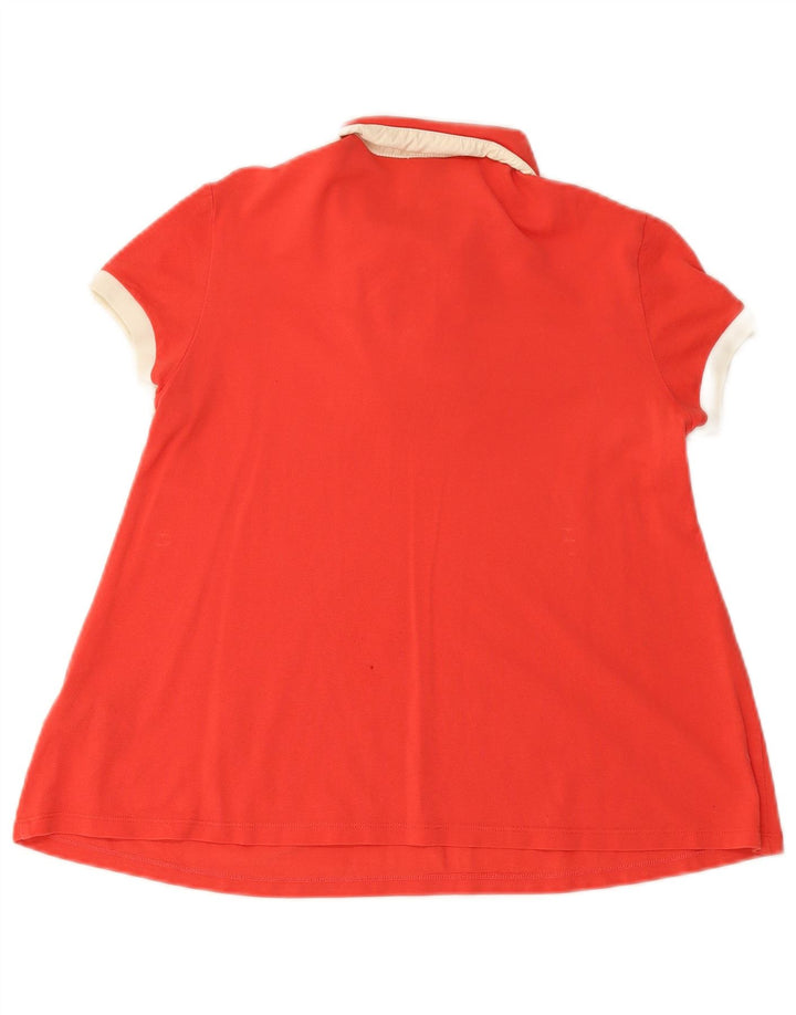 Polo MONCLER da donna UK 12 media rossa