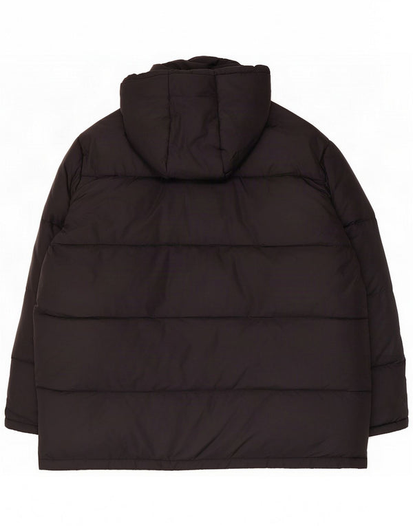 Invicta Giacca imbottita con cappuccio da uomo UK 42 XL Nero Poliammide