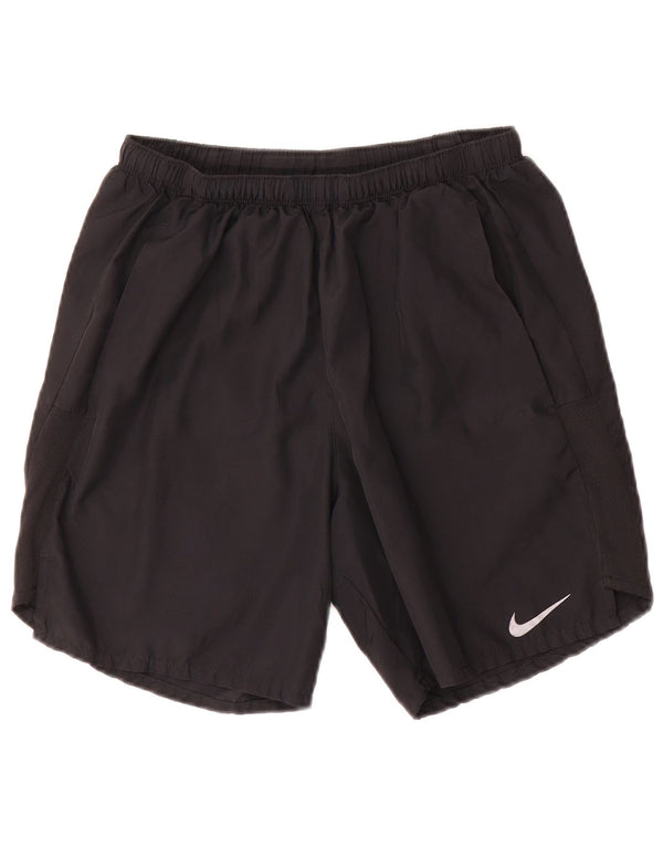 Pantaloncini sportivi Nike Dri Fit da uomo piccoli in poliestere nero