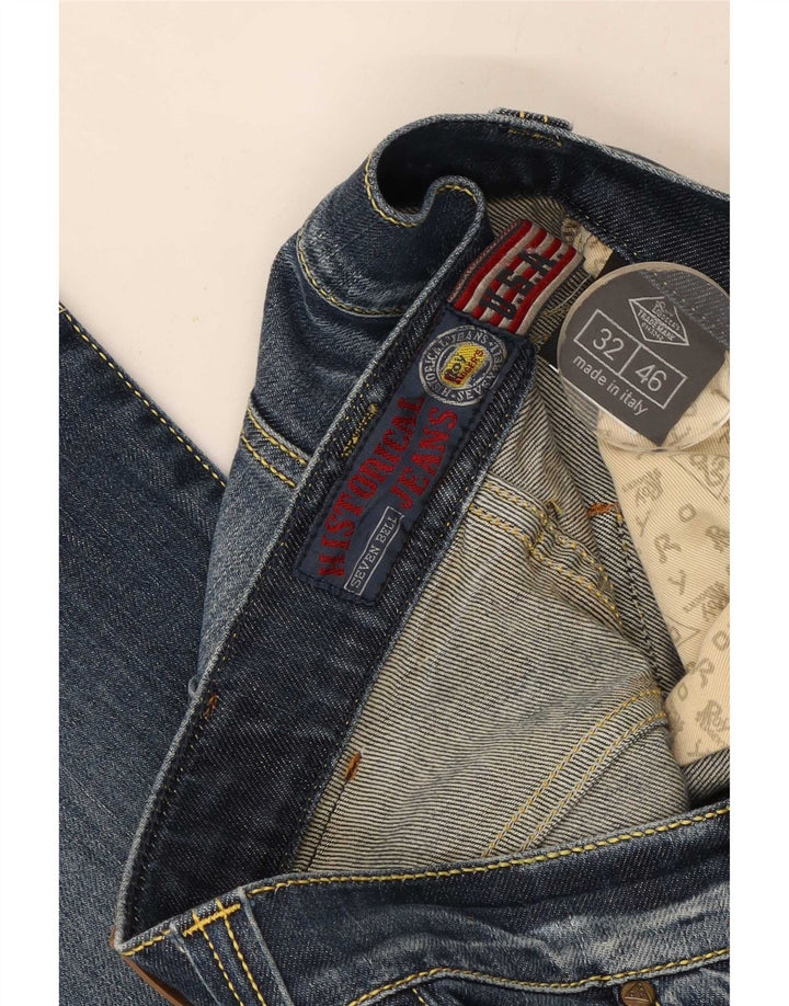 Jeans dritti da uomo Roy Rogers W32 L28 cotone blu