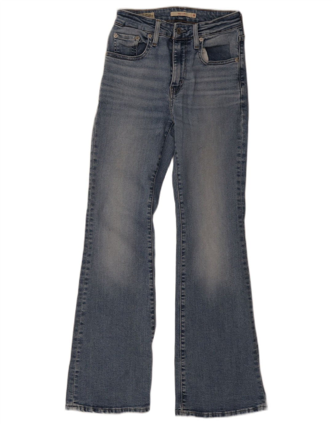Jeans Levi's da donna 726 svasati W26 L30 cotone blu