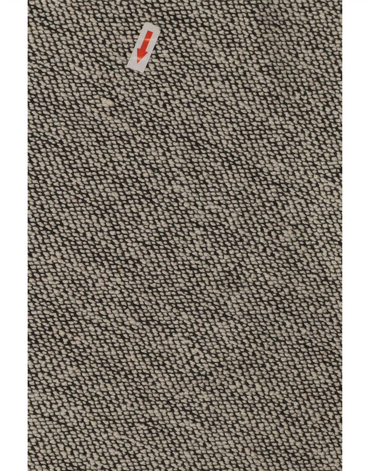 Felpa da uomo con collo con zip Weird Fish, piccola, in cotone grigio