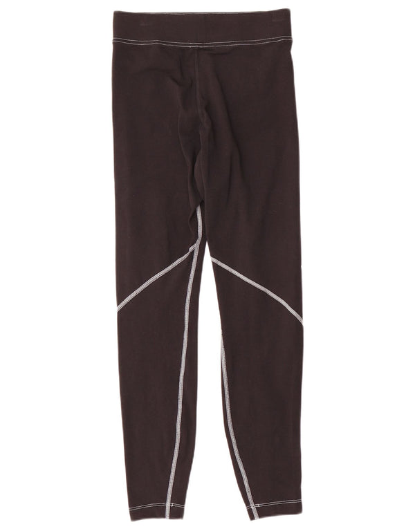 Leggings grafici da donna Nike UK 10 piccoli cotone nero