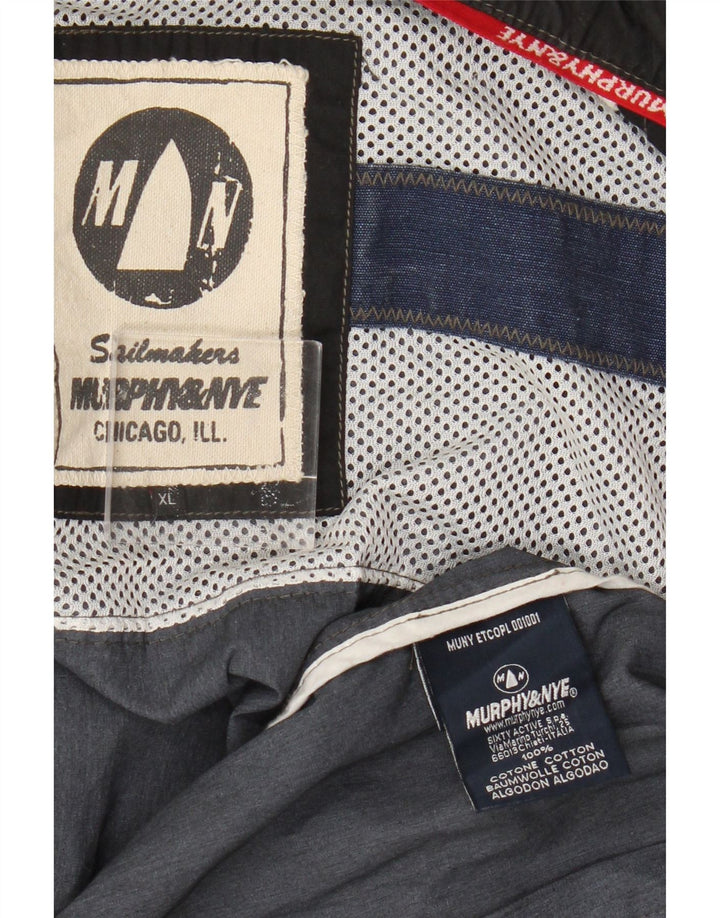 Bomber grafico da donna Murphy & Nye UK 18 XL cotone nero