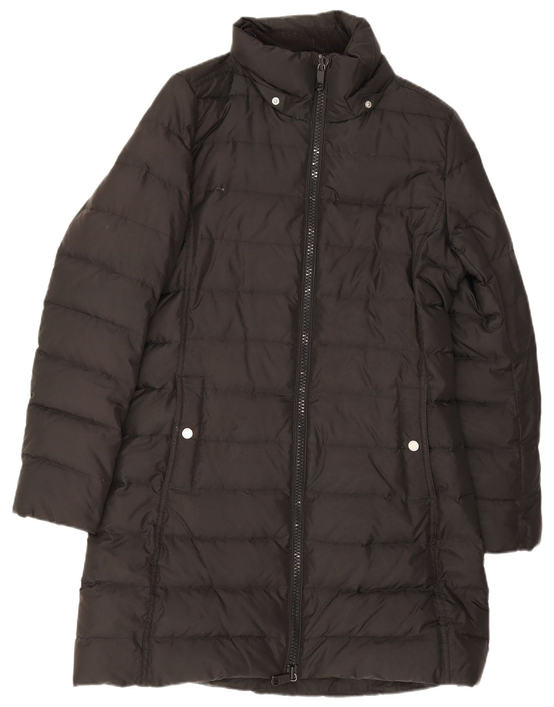 Cappotto imbottito da donna Tommy Hilfiger UK 14 poliestere nero medio