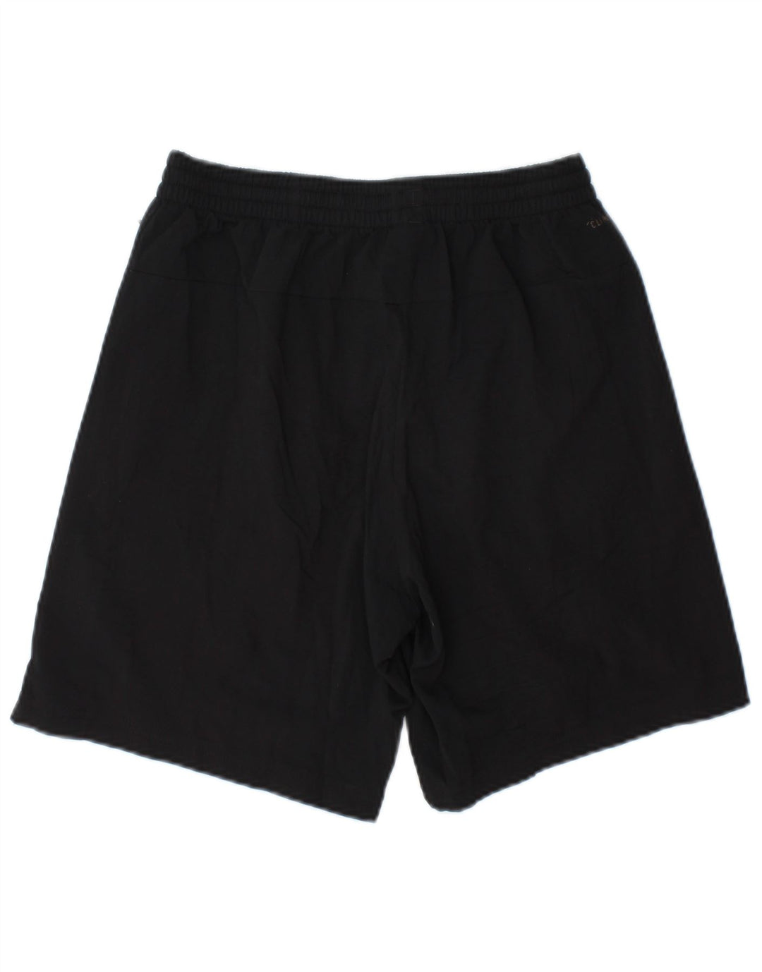 Pantaloncini sportivi Adidas da uomo piccoli in poliestere nero