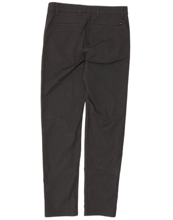 Pantaloni chino dritti da uomo Hugo Boss W34 L32 Grigi