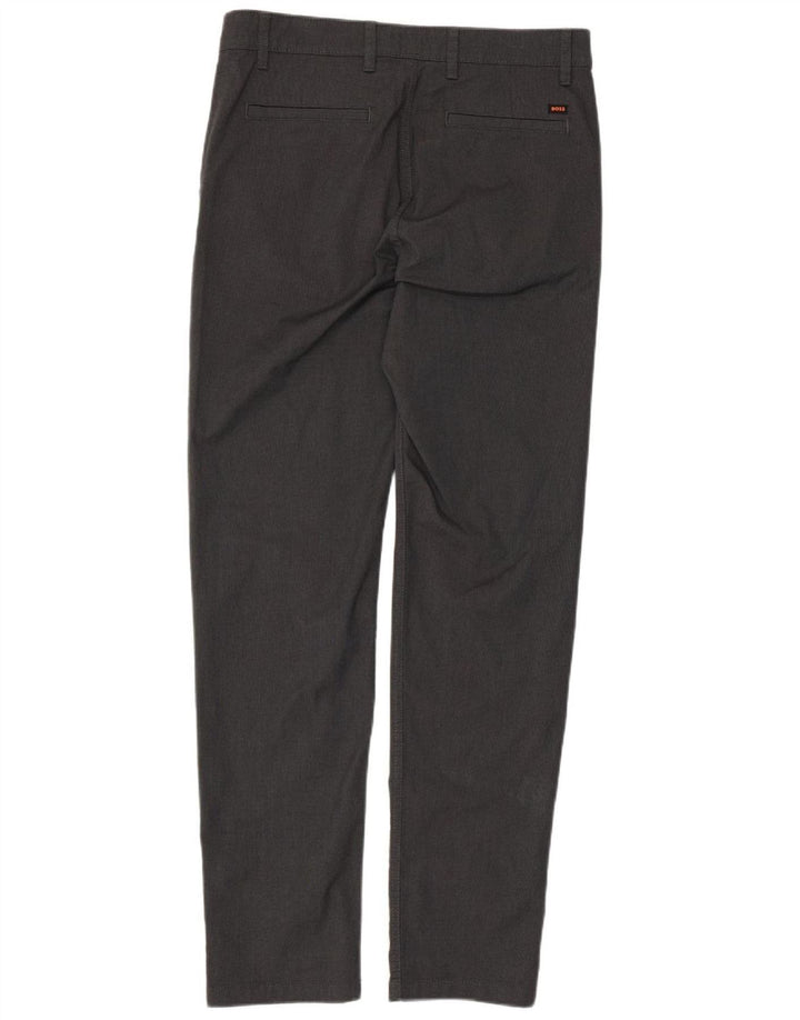 Pantaloni chino dritti da uomo Hugo Boss W34 L32 Grigi