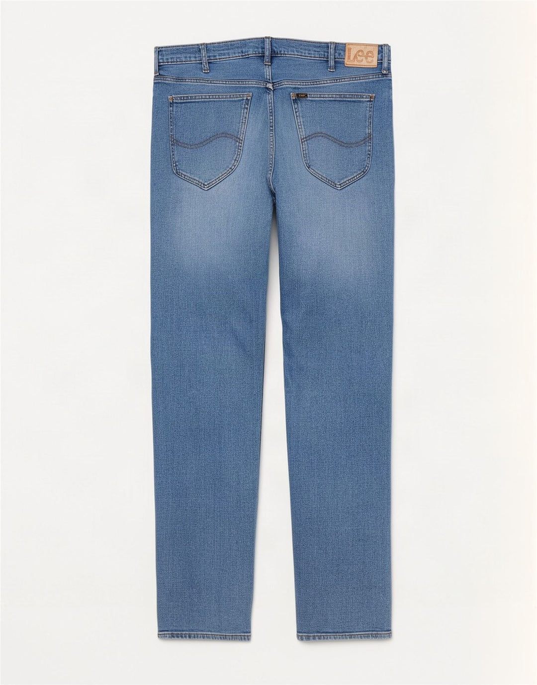 Jeans slim Lee Daren da uomo con cerniera e effetto invecchiato W36 L34 cotone blu