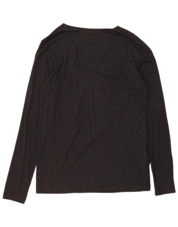 Top da donna a maniche lunghe Massimo Dutti UK 12 medio nero