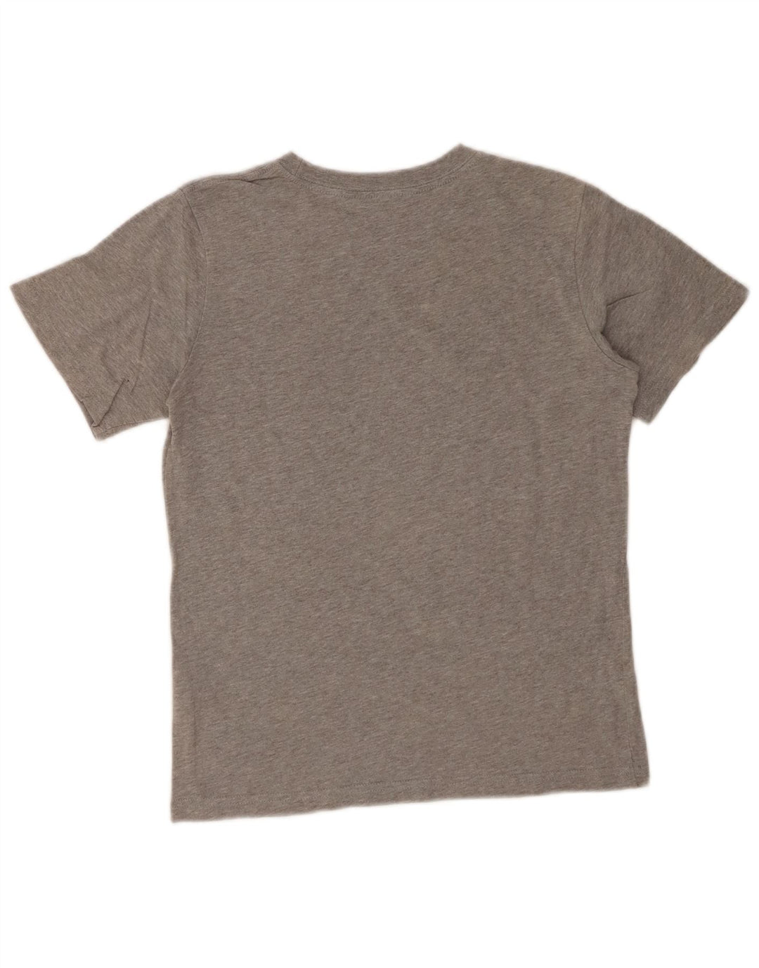 NIKE Boys Graphic T-Shirt Top 10-11 Years Medium Grey Flecked Cotton