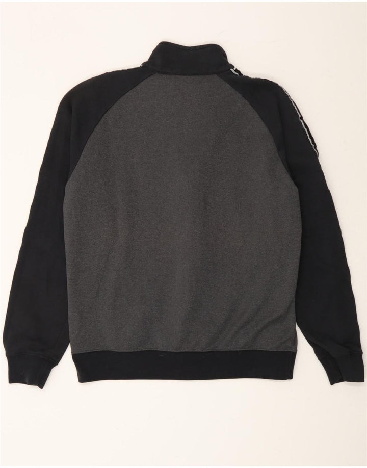 CHAMPION Mens Graphic Tracksuit Top Jacket Large Grey Colourblock Vintage Champion and Second-Hand Champion from Messina Hembry 