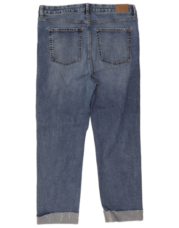 Jeans dritti Harper da donna Marks & Spencer UK 16 Large W32 L25 Blu