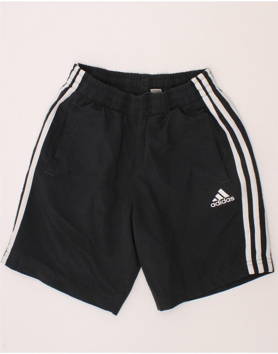 ADIDAS Boys Sport Shorts 7-8 Years Grey Vintage Adidas and Second-Hand Adidas from Messina Hembry 