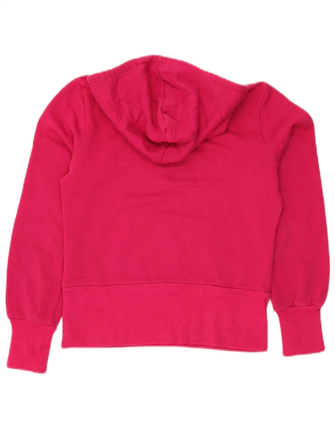 Felpa con cappuccio grafica corta ADIDAS da donna IT 36 XS cotone rosa