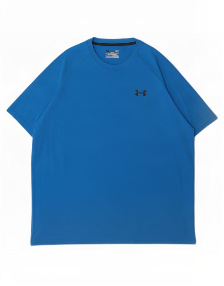 Maglietta Under Armour da uomo Heat Gear, taglia grande, blu