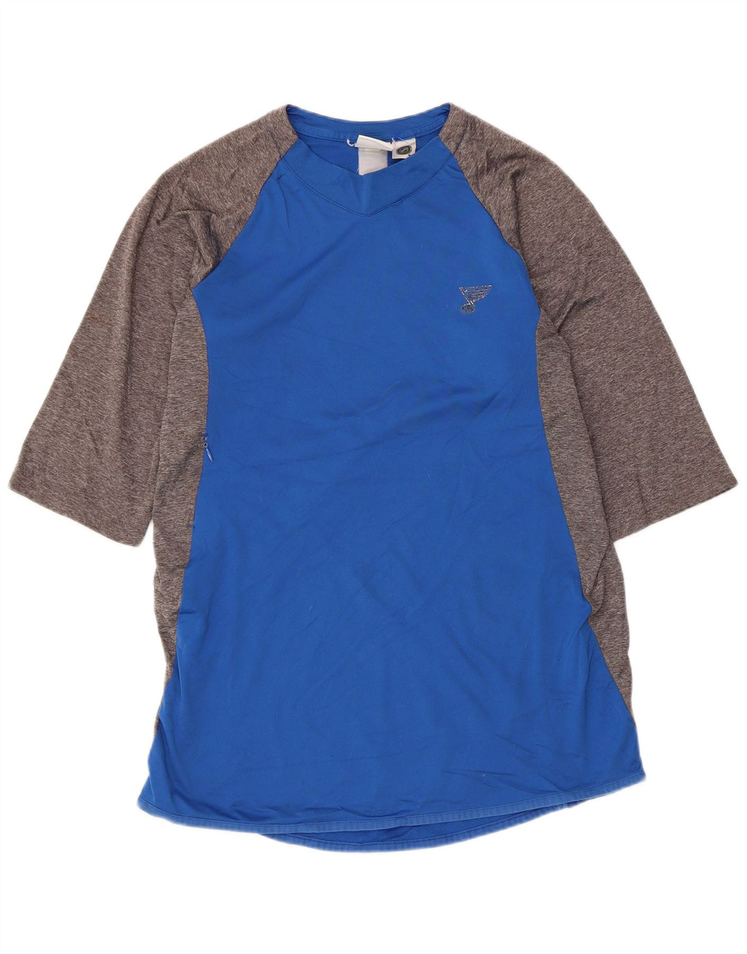 Majestic Top da uomo con maniche a 3/4, colore blu medio