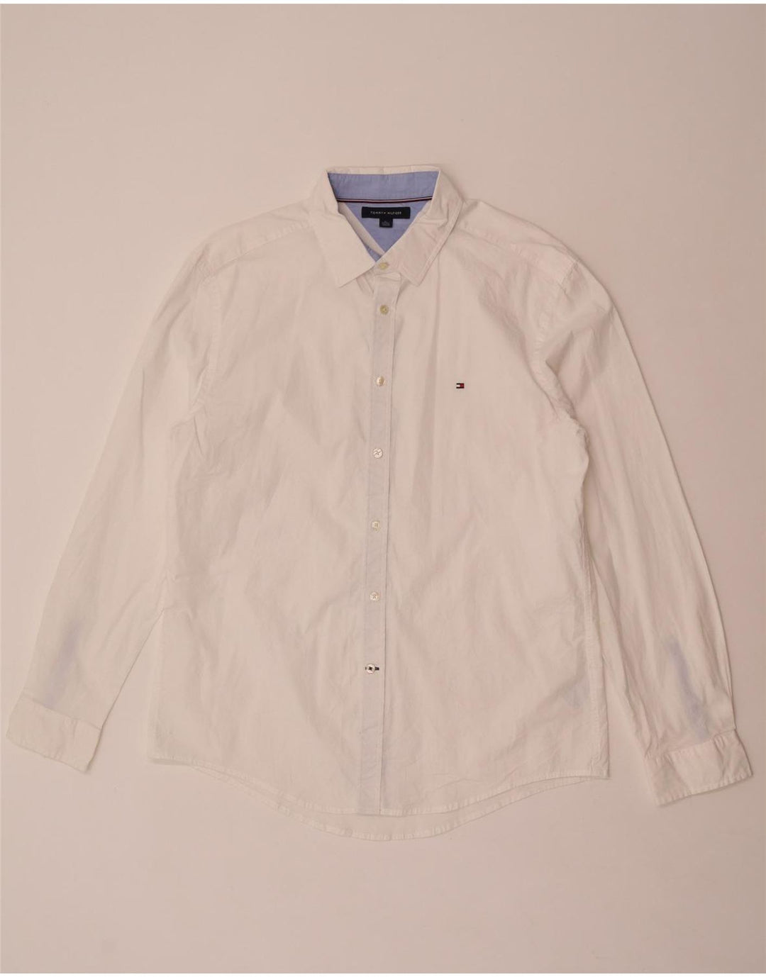 Camicia da uomo Tommy Hilfiger XL in cotone bianco