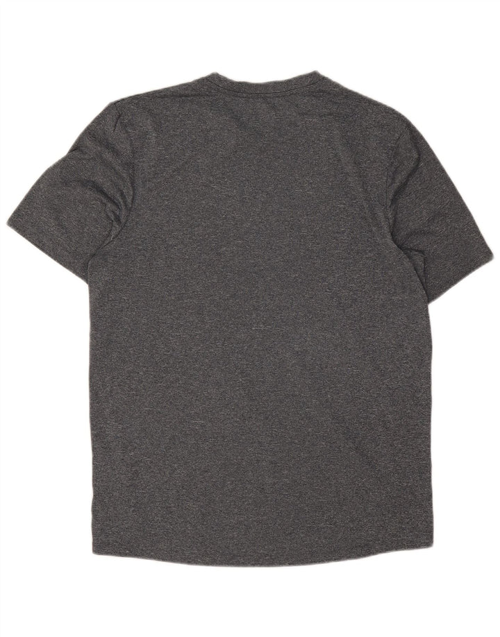 T-shirt da uomo Umbro Top in poliestere chiazzato grigio medio