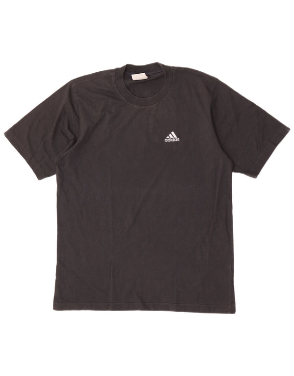 T-shirt Adidas da uomo Top Small in cotone nero