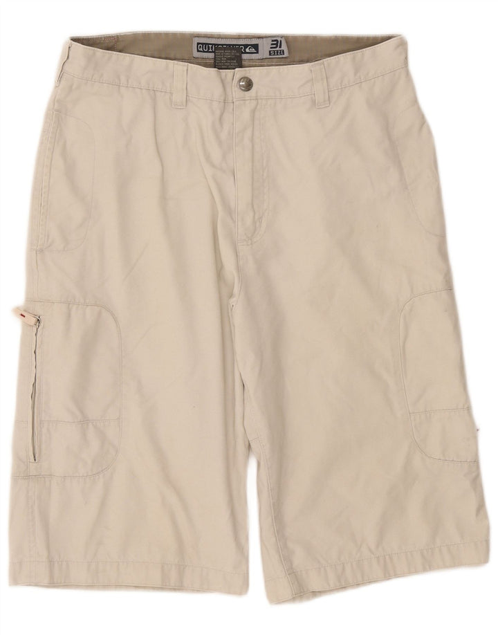 Pantaloncini cargo da uomo Quiksilver W31 cotone beige medio