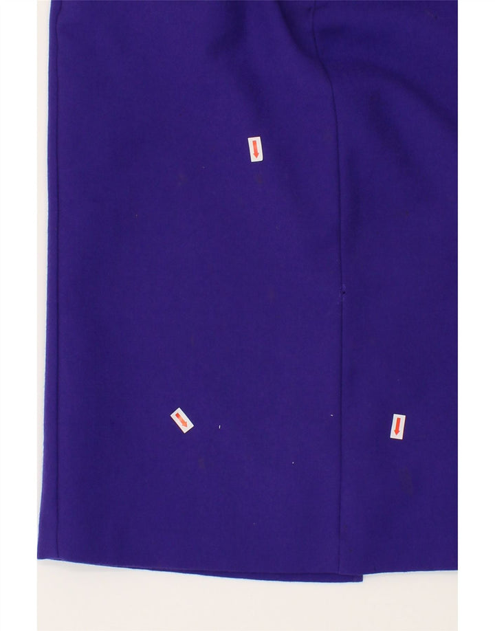 ST. BERNARD Womens Midi Skirt UK 12 Medium W28  Purple Wool Vintage St. Bernard and Second-Hand St. Bernard from Messina Hembry 