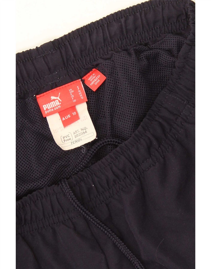 Pantaloni impermeabili da donna Puma UK 10 Small Blu Navy Poliestere