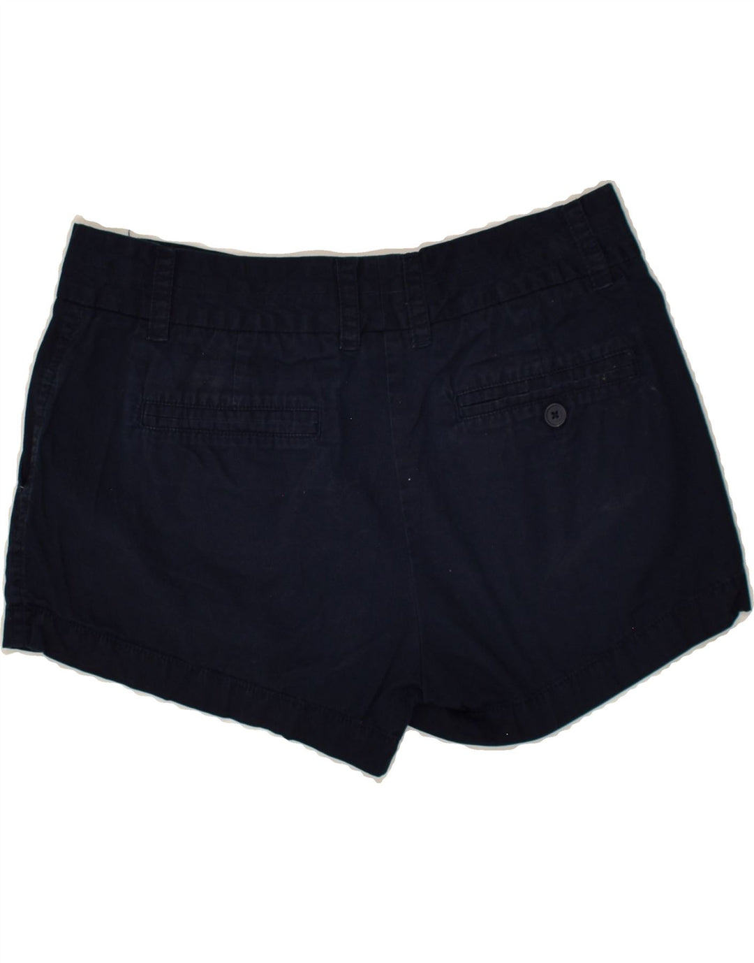 J. CREW Womens Chino Shorts US 4 Small W31  Navy Blue Cotton | Vintage J. Crew | Thrift | Second-Hand J. Crew | Used Clothing | Messina Hembry 
