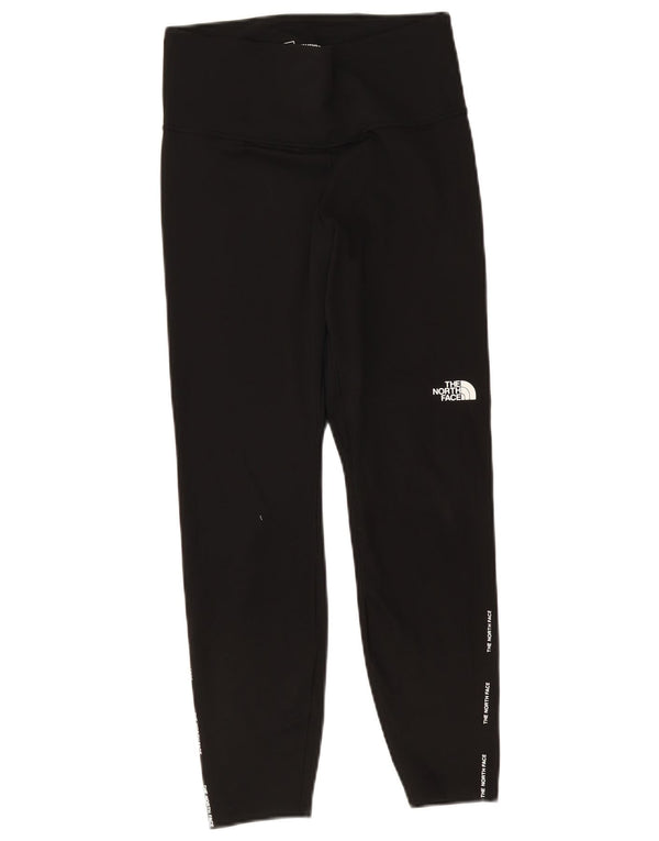 The North Face Womens Graphic Crop Leggings UK 14 Large Black Sports