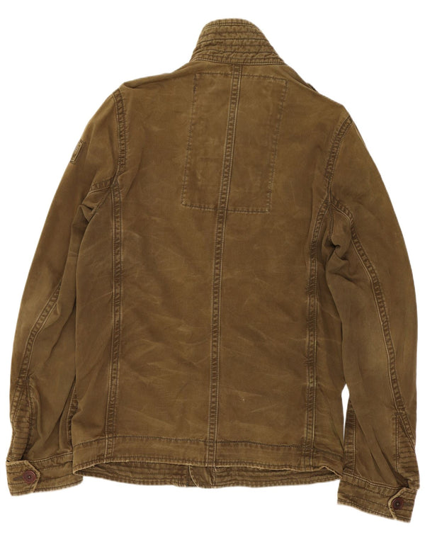 Giacca militare da uomo Abercrombie & Fitch UK 38 cotone kaki medio