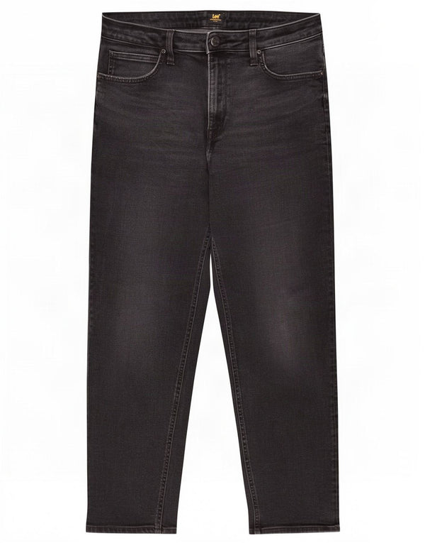 Jeans dritti Carol da donna Lee W32 L26 cotone nero