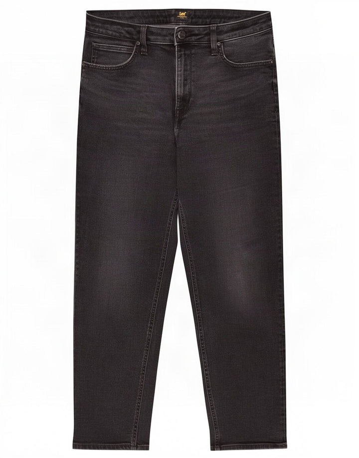 Jeans dritti Carol da donna Lee W32 L26 cotone nero
