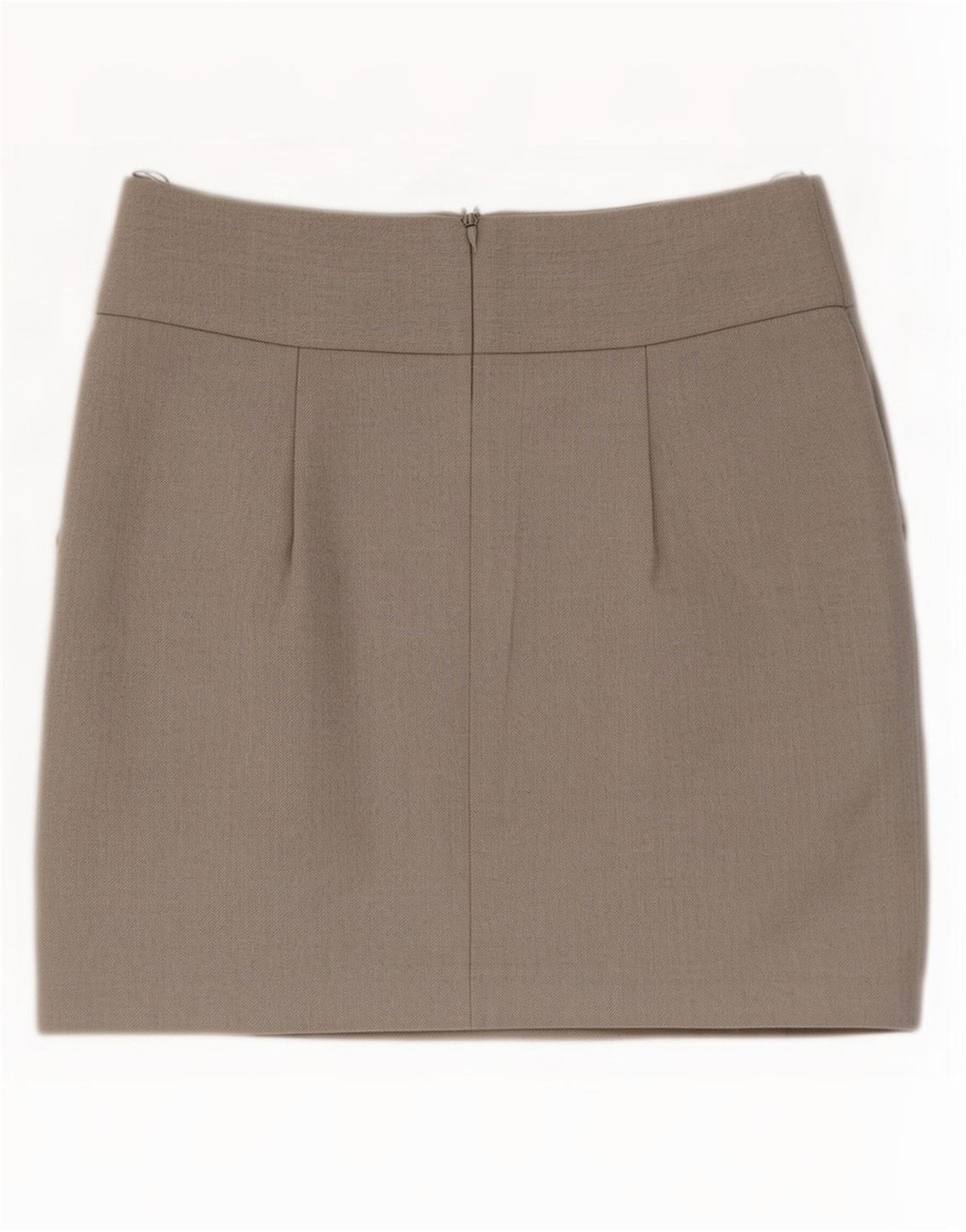 Topshop Minigonna da donna UK 12 Media W28 Poliestere grigio