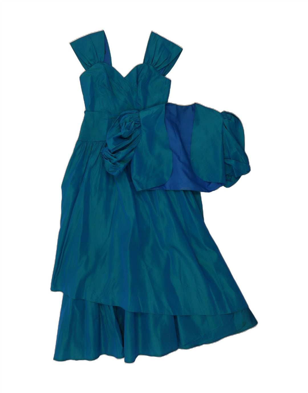 NEW FAST Womens 2 Piece Set EU 38 Medium Blue Acetate Vintage New Fast and Second-Hand New Fast from Messina Hembry 