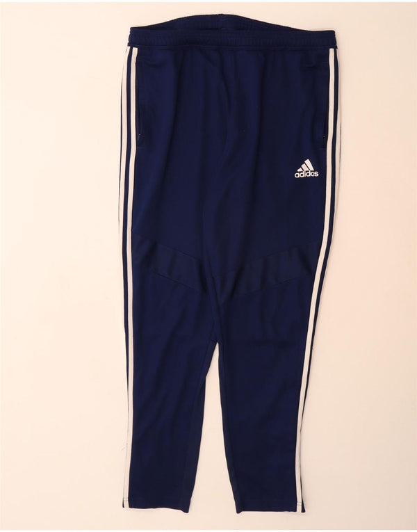 Pantaloni da tuta ADIDAS Aeroready da uomo XL poliestere blu navy