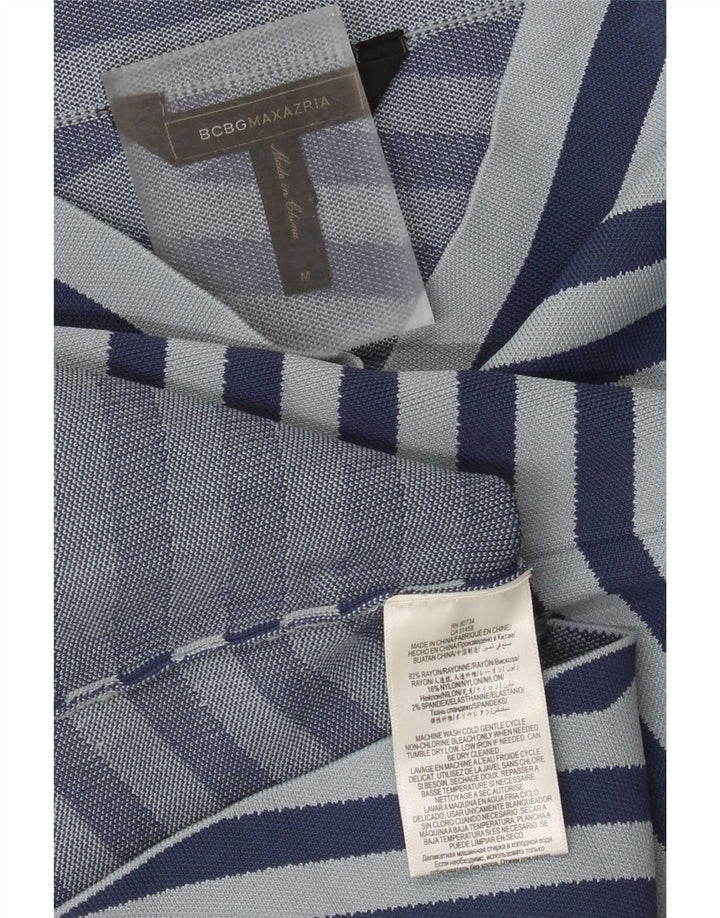 BCBGMAXAZRIA Gonna tubino da donna media W26 Rayon a righe blu