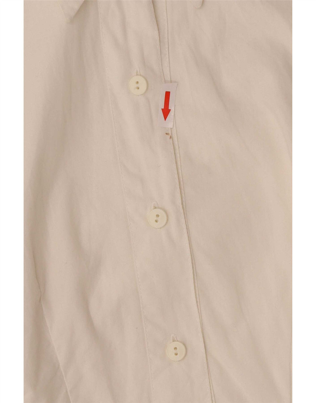 Camicia da donna a maniche lunghe con vestibilità regolare Avant UK 8 Small in cotone bianco