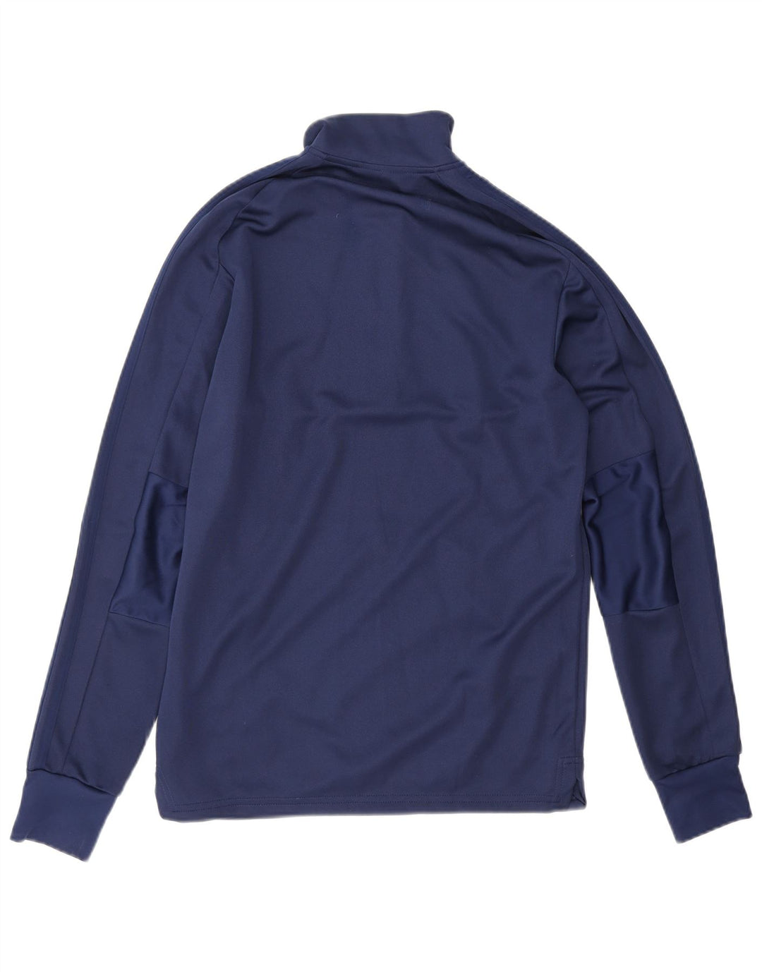 Adidas Uomo Climalite Zip Neck Pullover Tuta Top Small Blu Navy