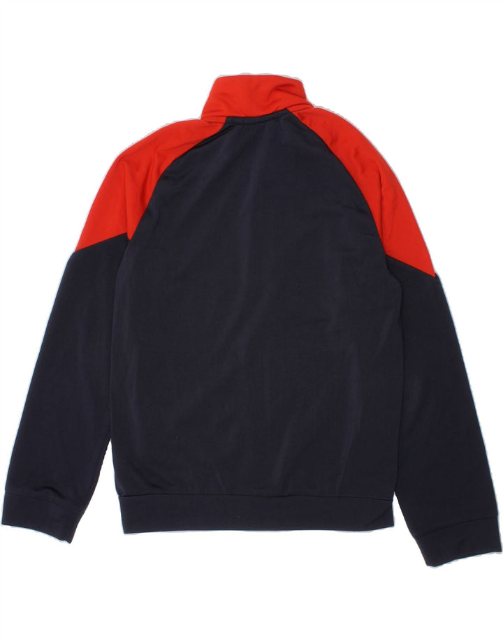 PUMA Boys Graphic Tracksuit Top Jacket 9-10 Years Black Colourblock Vintage Puma and Second-Hand Puma from Messina Hembry 