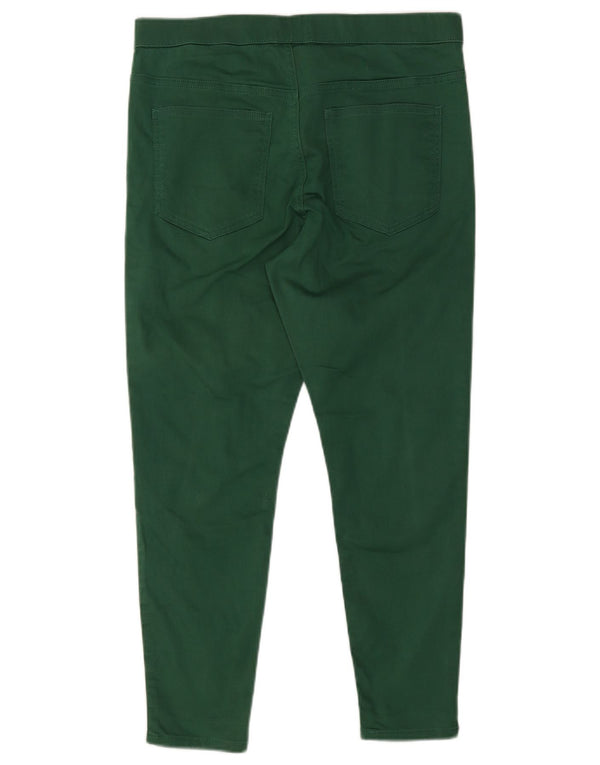 Pantaloni casual corti da donna Marks & Spencer UK 16 Large W34 L26 Verde