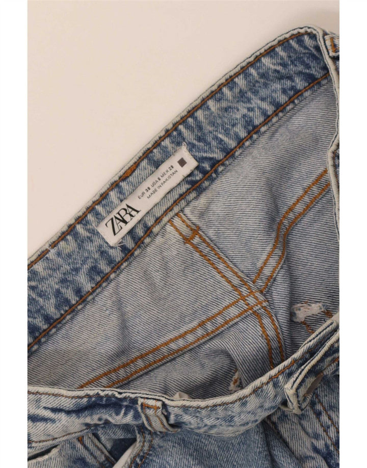 Jeans affusolati da donna Zara EU 38 piccoli W28 L27 blu