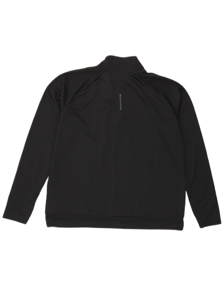 Top da tuta Nike Dri Fit Graphic Pullover da donna UK 16 Large Nero