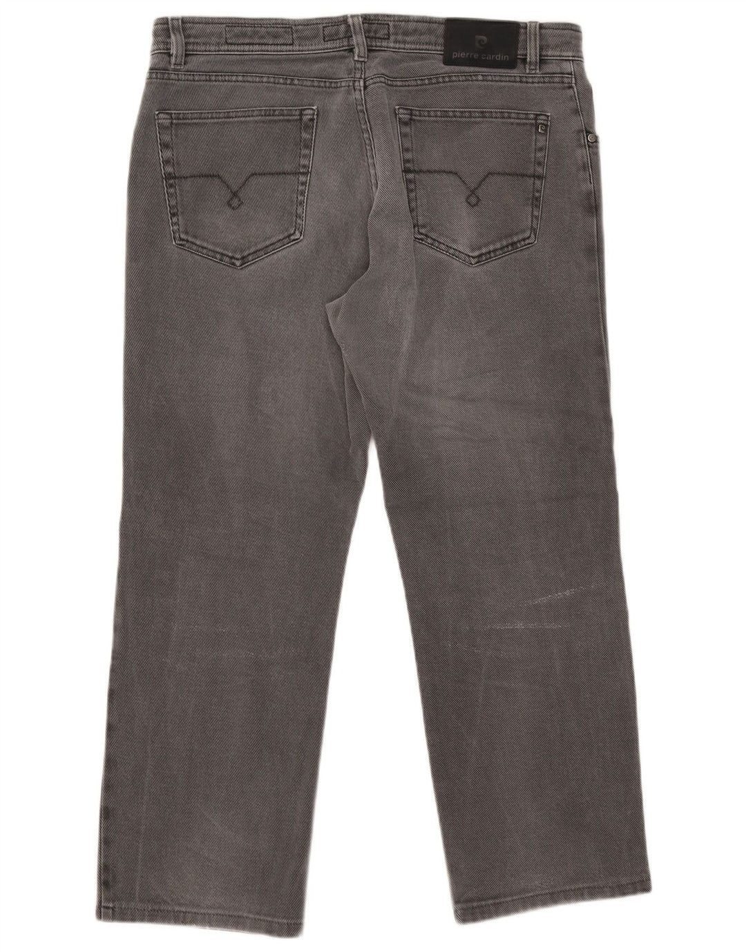 Jeans dritti da uomo Pierre Cardin W38 L27 cotone grigio