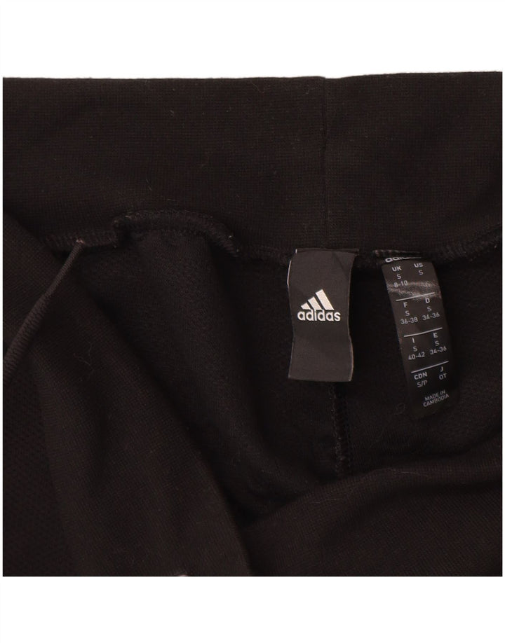 Pantaloni da tuta da donna ADIDAS UK 8/10 Small Nero Poliestere