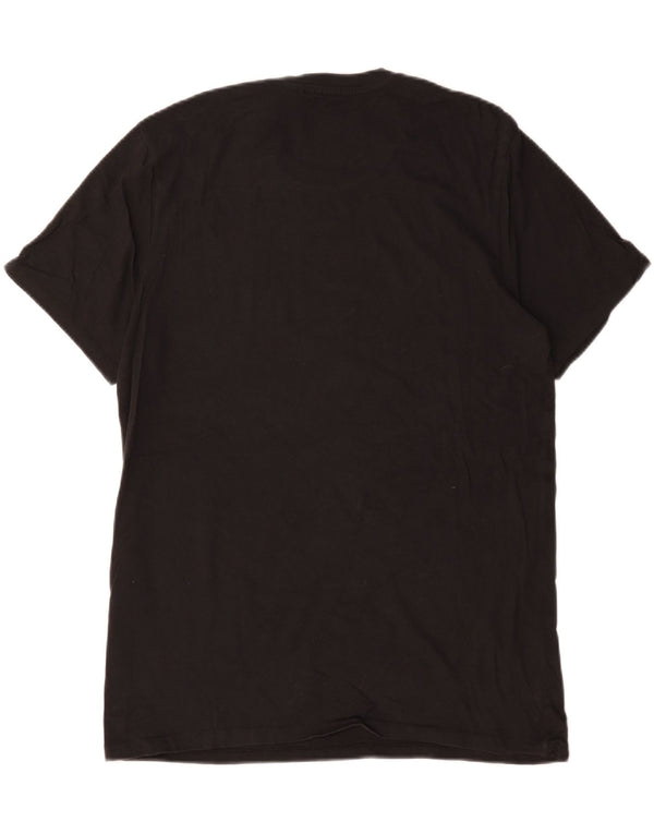 T-shirt grafica da uomo Levi's Top grande in cotone nero